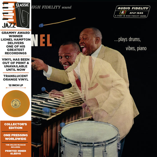 Lionel Plays Drums Vibes Piano (Deluxe/Orange LP Vinyl)