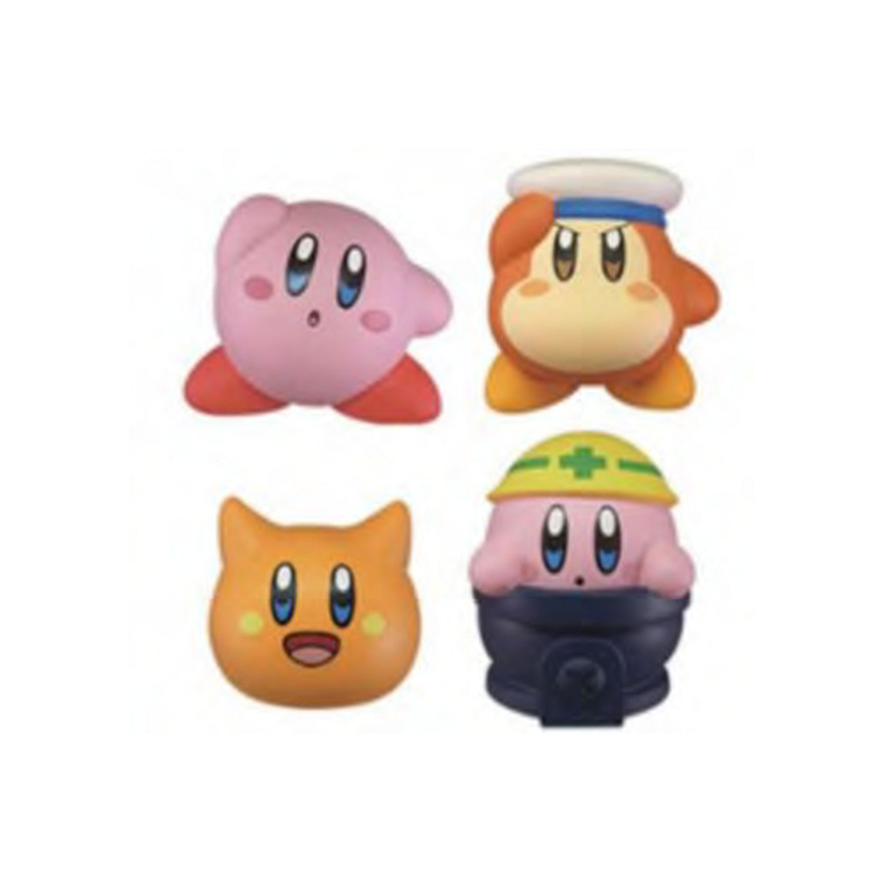 This is brand new.Immerse yourself in the colorful and whimsical world of Kirby with the "Soft Vinyl Figures: Kirby" blind bag collection! This display comes with 24 individually packaged blind bags, each containing one of the adorable and collectible Kirby characters made from soft vinyl.