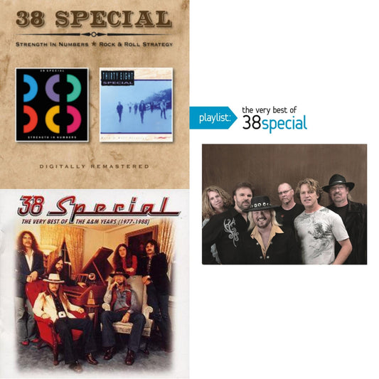 Strength In Numbers / Rock & Roll Strategy & Very Best Of The A&M Years 1977 - 1988 & Playlist: Very Best Of 38 Special