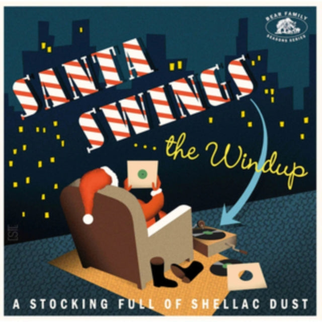 Santa Swings.. The Windup- A Stocking Full Of Shellac Dust (Red LP Vinyl)