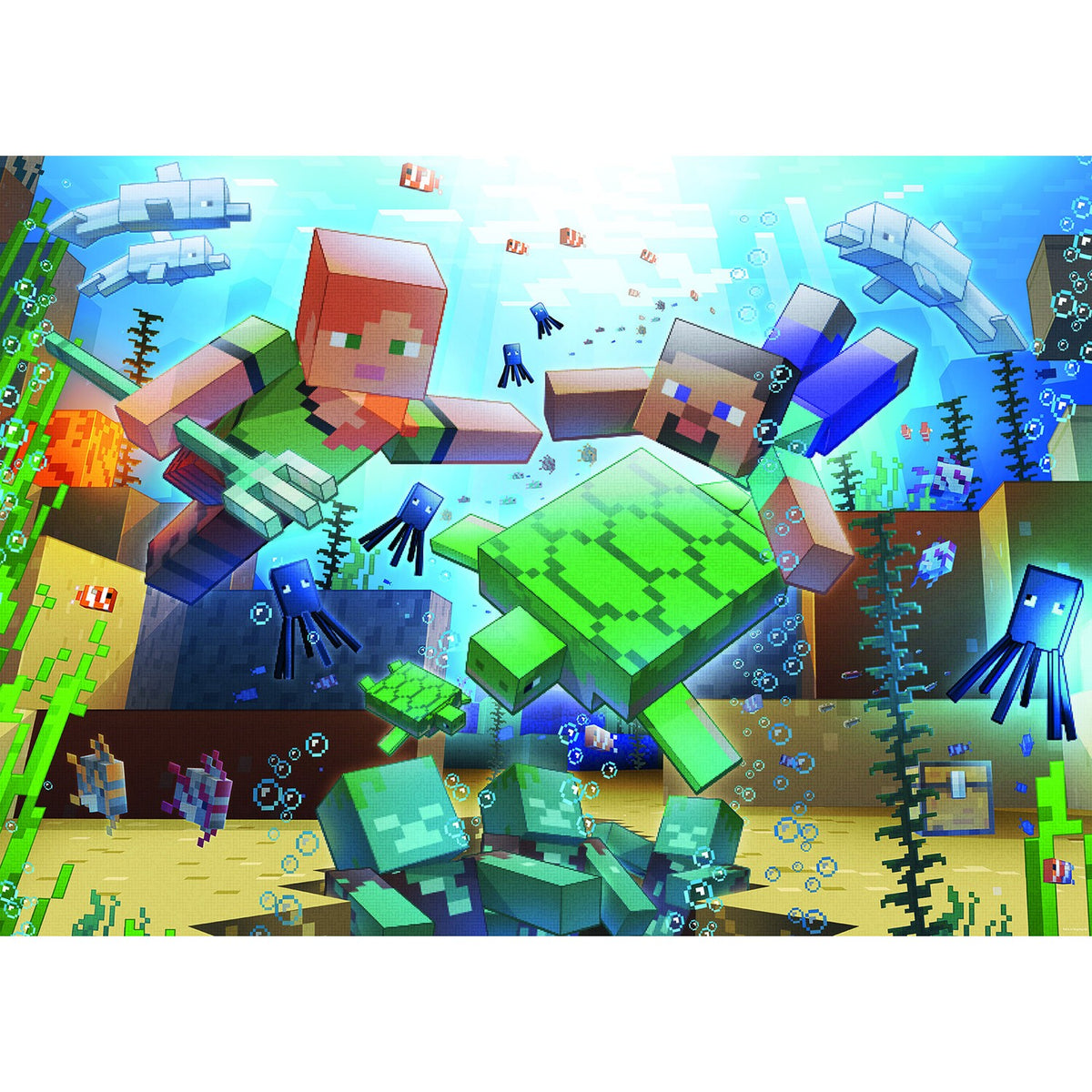 Puzzle: Minecraft Mosaic (1,000 Pieces) - Ravensburger