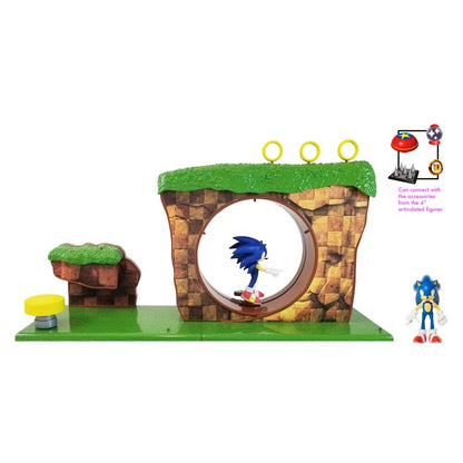 Sonic: 2.5" Figure Playset - Green Hill Zone (30th Anniv)