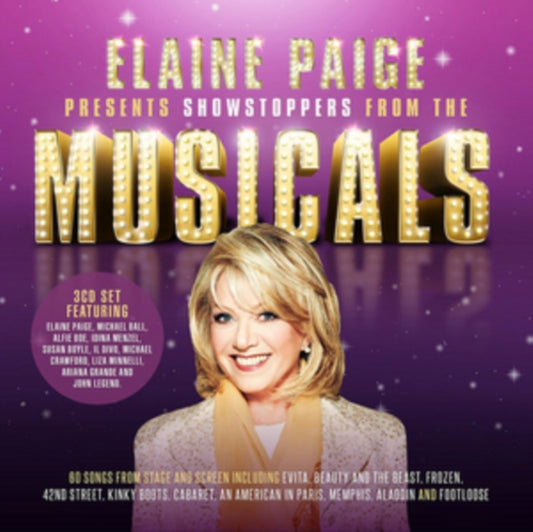 This CD is brand new.Format: CDMusic Style: MusicalThis item's title is: Elaine Paige Presents Showstoppers From The Musicals (CD Box Set)Artist: Various ArtistsBarcode: 4050538331851Release Date: 11/24/2017