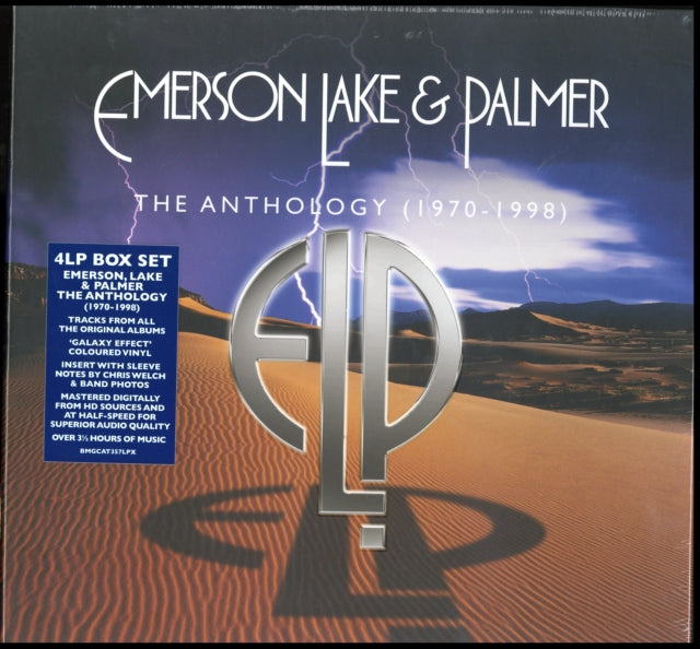 This LP Vinyl is brand new.Format: LP VinylMusic Style: Prog RockThis item's title is: AnthologyArtist:  Lake & Palmer EmersonLabel: BMG RIGHTS MANAGEMENT (UK) LTDBarcode: 4050538459999Release Date: 10/29/2021