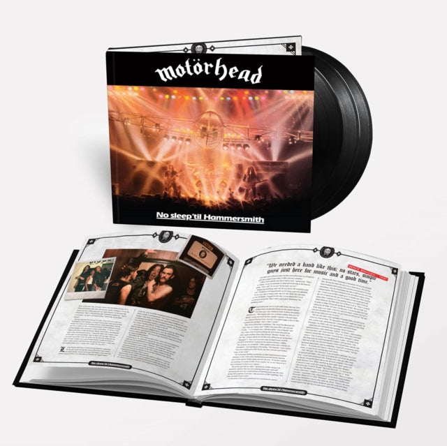 No Sleep 'Til Hammersmith (X) (3LP) & No Remorse (50Th Anniversary) (Red/Black Splatter Vinyl/2LP) & No Sleep At All (50Th Anniversary) (Clear/Black-White Splatter LP Vinyl) & Manticore Tapes & Manticore Tapes (Gold LP Vinyl)