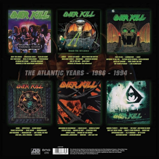 This LP Vinyl is brand new.Format: LP VinylMusic Style: ElectroThis item's title is: Atlantic Albums Box Set 1986 - 1994 (X) (6LP/180G)Artist: OverkillLabel: BMG RIGHTS MANAGEMENT (US) LLCBarcode: 4050538677065Release Date: 12/3/2021