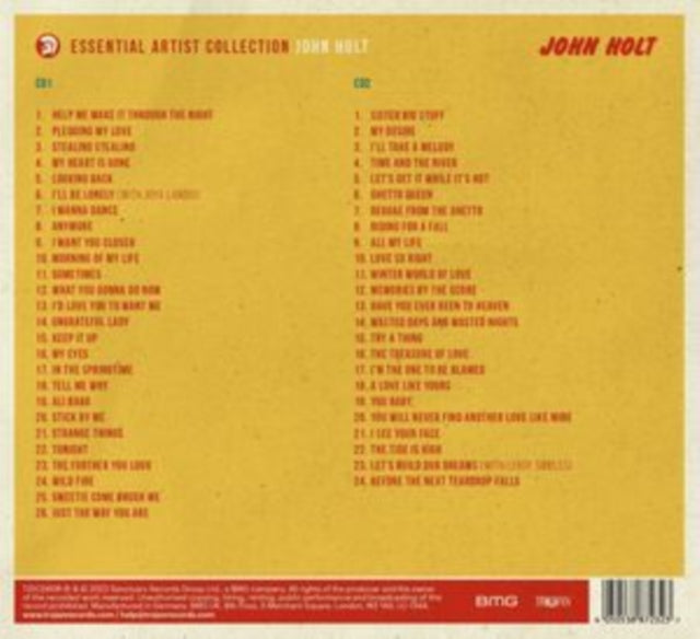 This CD is brand new.Format: CDMusic Style: CountryThis item's title is: Essential Artist Collection (2CD)Artist: John HoltLabel: TJA/TROJAN RECORDSBarcode: 4050538872323Release Date: 5/5/2023