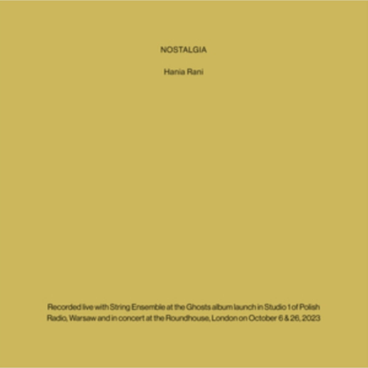 Nostalgia (2LP)