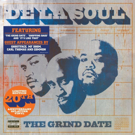 This LP Vinyl is brand new.Format: LP VinylMusic Style: ConsciousThis item's title is: Grind Date (X) (20Th Anniversary/Splatter Vinyl/2LP)Artist: De La SoulLabel: BMGBarcode: 4099964057867Release Date: 3/21/2025