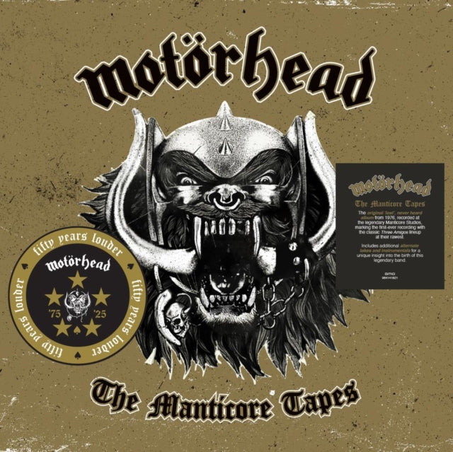 This LP Vinyl is brand new.Format: LP VinylMusic Style: Drum n BassThis item's title is: Manticore Tapes (Deluxe Bookpack) (Clear Vinyl/2LP/7 Inch)Artist: MotorheadLabel: HardleadersBarcode: 4099964141832Release Date: 6/27/2025