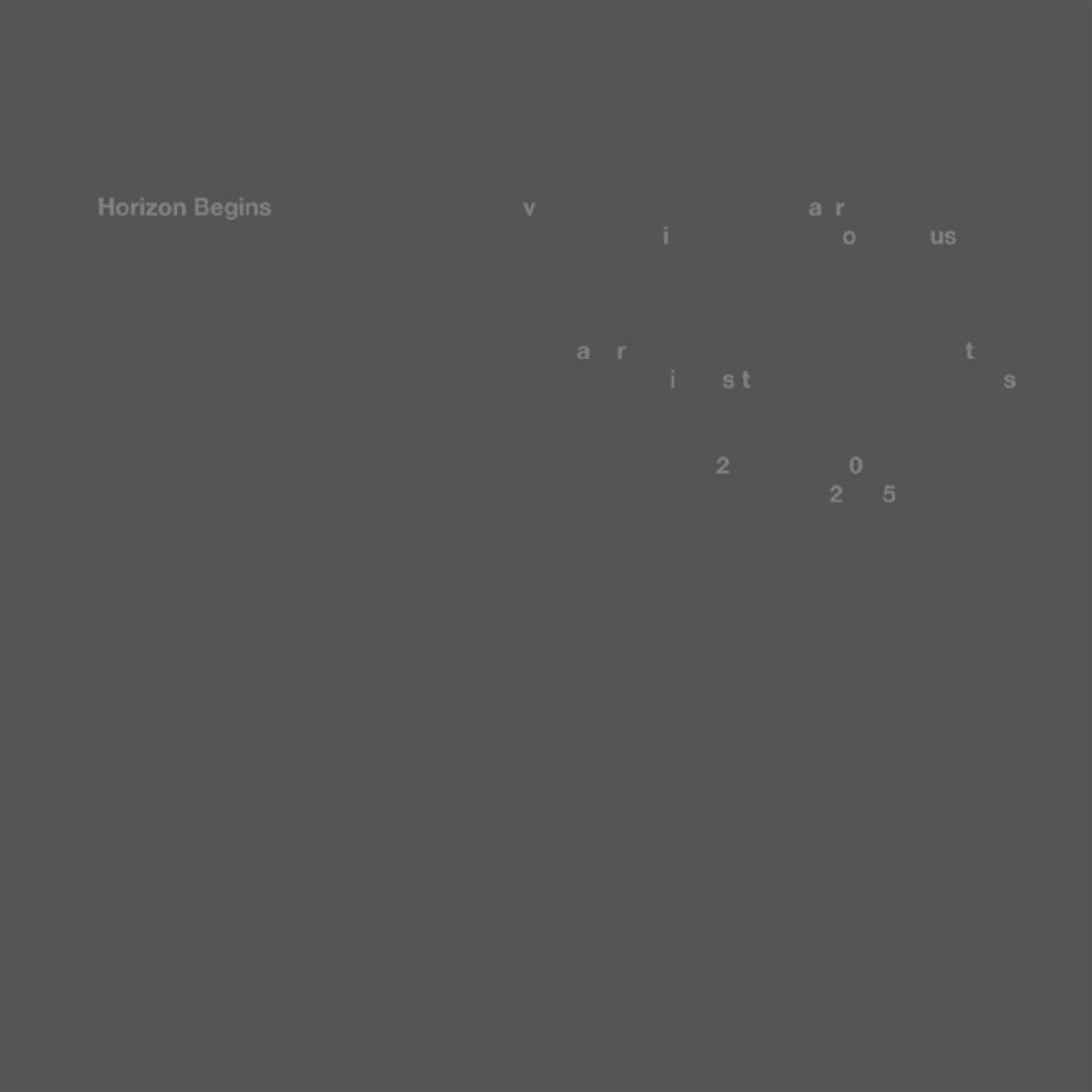 Horizon Begins 1 (2LP)