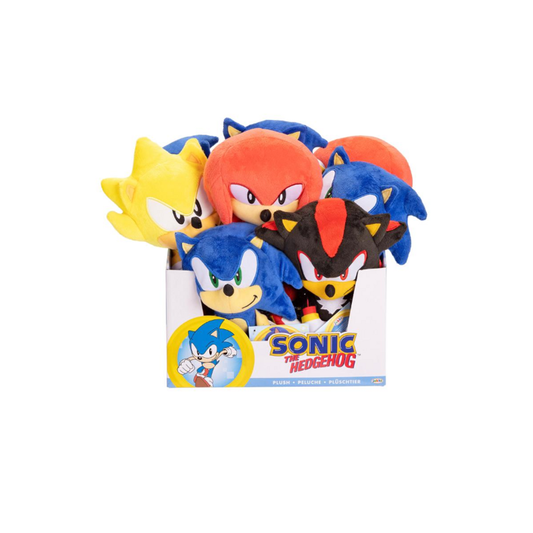 Sonic the Hedgehog Plush: Basic Counter Display (8) - Jakks Pacific