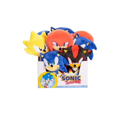 Sonic the Hedgehog Plush: Basic Counter Display (8) - Jakks Pacific