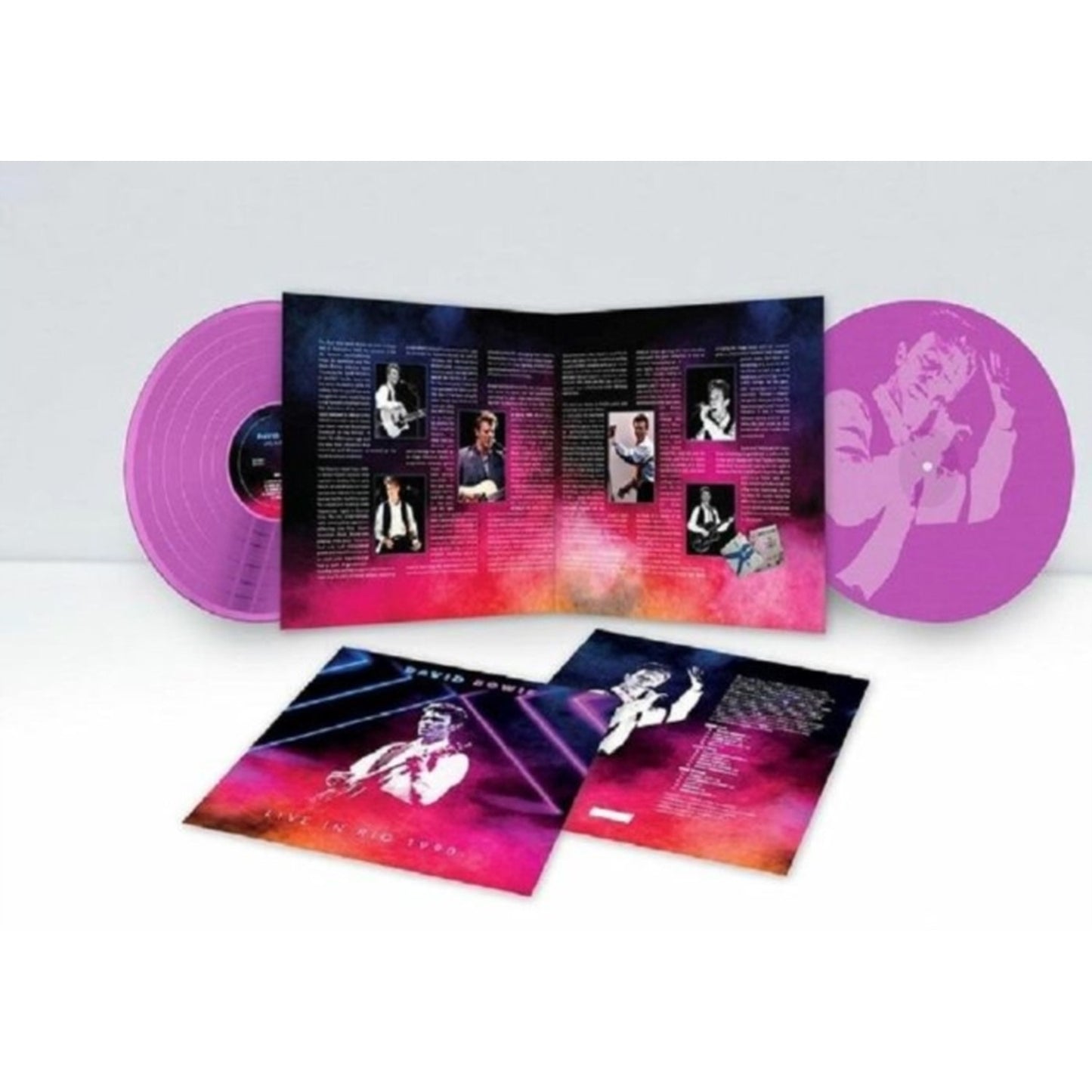 Heroes (2017 Remaster) & Low (2017 Remaster) & Live In Rio 1990 (Pink LP Vinyl/180G/Limited) & Rise & Fall Of Ziggy Stardust (2012 Remaster)