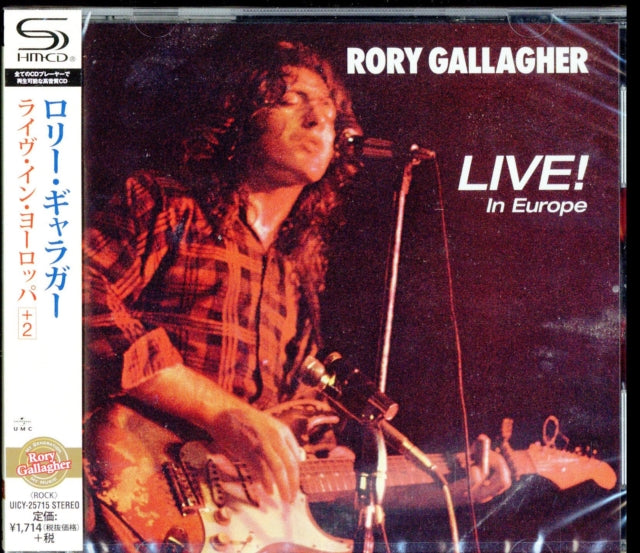 Product Image : This CD is brand new.<br>Format: CD<br>Music Style: Blues Rock<br>This item's title is: Live! In Europe  (Shm)<br>Artist: Rory Gallagher<br>Barcode: 4988031269121<br>Release Date: 3/21/2018