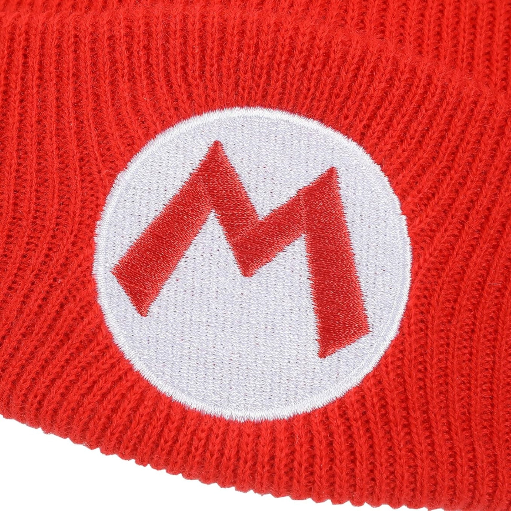 Beanie: Super Mario Bros - Mario Logo