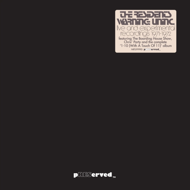 This is a 2 LP Vinyl SKU bundle.
1.This LP Vinyl is brand new.Format: LP VinylMusic Style: ExperimentalThis item's title is: Warning: Uninc.: Live & Experimental Recordings 1971-1972 (2LP)Artist: ResidentsLabel: CRYPTIC CORPBarcode: 5013929369917Release Date: 6/18/2022
2.