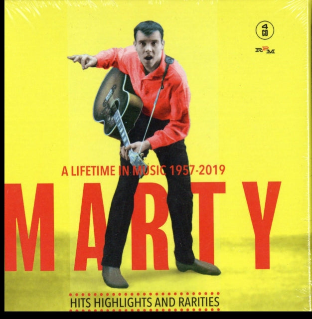 This CD is brand new.Format: CDMusic Style: Rock & RollThis item's title is: Marty:  A Lifetime In Music 1957-2019: 4CD BoxsetArtist: Marty WildeBarcode: 5013929554405Release Date: 6/7/2019