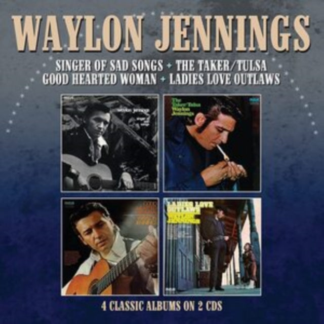 This is a 4 CD SKU bundle.
1.This CD is brand new.Format: CDThis item's title is: Singer Of Sad Songs / The Taker-Tulsa / Good Hearted Woman / Ladies Love OutlawsArtist: Waylon JenningsBarcode: 5013929800021Release Date: 7/16/2021
2.This CD is brand new.