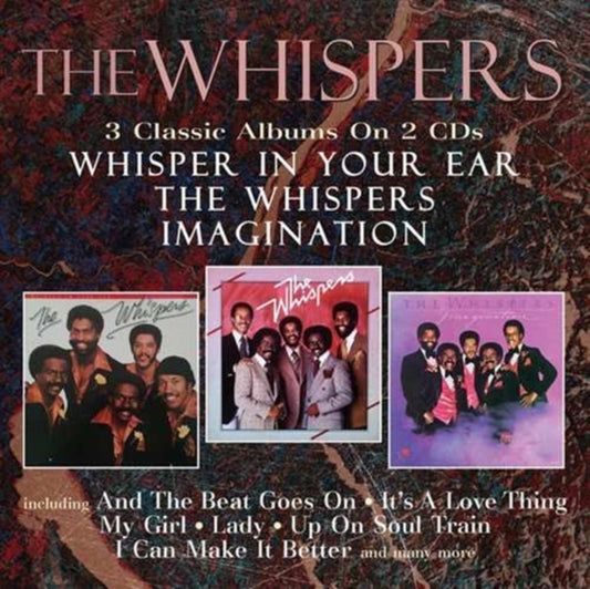 This CD is brand new.Format: CDMusic Style: DiscoThis item's title is: Whisper In Your Ear / The Whispers / ImaginationArtist: WhispersLabel: ROBINSONGSBarcode: 5013929953321Release Date: 8/10/2018