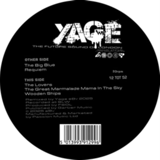 This 12 Inch Vinyl is brand new.Format: 12 Inch VinylMusic Style: DowntempoThis item's title is: Future Sound Of LondonArtist: YageLabel: Not On Label (The Future Sound Of London Self-released)Barcode: 5013993912996Release Date: 5/2/2025