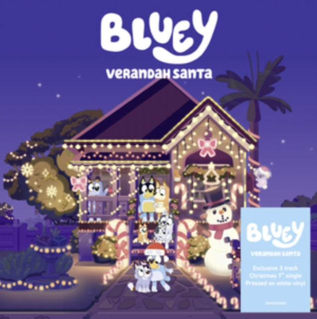 This 7 Inch Vinyl is brand new.Format: 7 Inch VinylThis item's title is: Bluey Verandah Santa (White Vinyl)Artist: Various ArtistsBarcode: 5014797913202Release Date: 11/7/2025