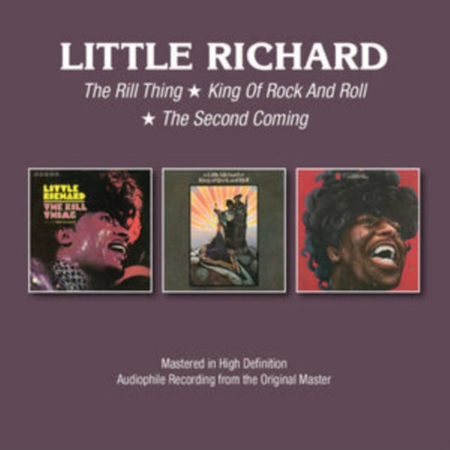 This CD is brand new.Format: CDMusic Style: Blues RockThis item's title is: Rill Thing / King Of Rock And Roll / Second Coming (Remastered)Artist: Little RichardBarcode: 5017261212351Release Date: 7/22/2016