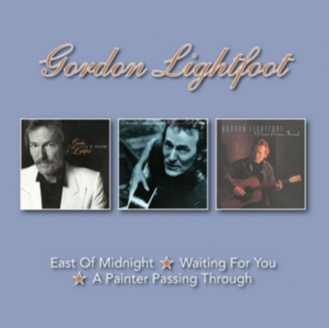 This CD is brand new.Format: CDMusic Style: Folk RockThis item's title is: East Of Midnight/Waiting For You/Painter Passing Through (Remastered)Artist: Gordon LightfootLabel: BEAT GOES ONBarcode: 5017261213259Release Date: 2/9/2018