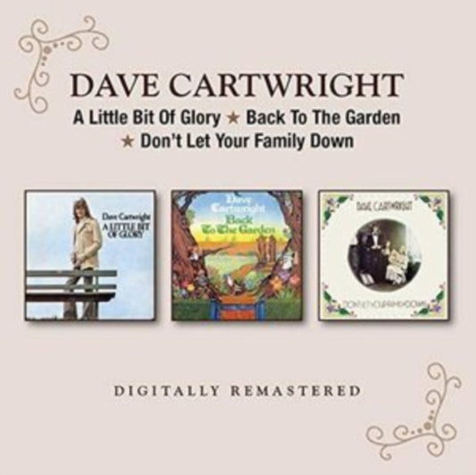 This CD is brand new.Format: CDMusic Style: FolkThis item's title is: Little Bit Of Glory / Back To The Garden / Don't Let Your Family DownArtist: Dave CartwrightBarcode: 5017261214294Release Date: 10/16/2020