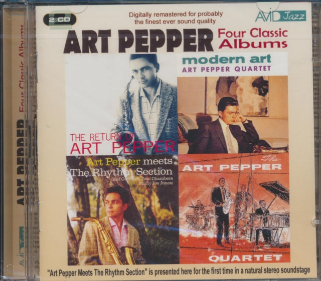 This CD is brand new.Format: CDMusic Style: Cool JazzThis item's title is: Four Classic AlbumsArtist: Art PepperLabel: AVID UKBarcode: 5022810196228Release Date: 9/29/2008