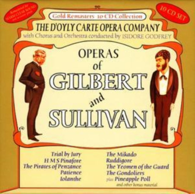 This CD is brand new.Format: CDMusic Style: OperettaThis item's title is: Operas Of Gilbert & SullivanArtist: D'oyly Carte Opera CompanyLabel: AVID UKBarcode: 5022810213826Release Date: 2/9/2004