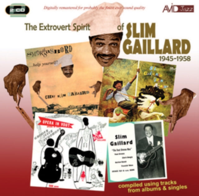 This CD is brand new.Format: CDMusic Style: BoogieThis item's title is: Extrovert Spirit Of Slim Gaillard 194519Artist: Slim GaillardLabel: Avid JazzBarcode: 5022810314127Release Date: 9/8/2014