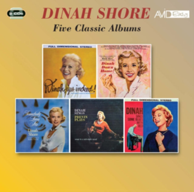 This CD is brand new.Format: CDThis item's title is: Five Classics AlbumsArtist: Dinah ShoreBarcode: 5022810334521Release Date: 7/5/2019