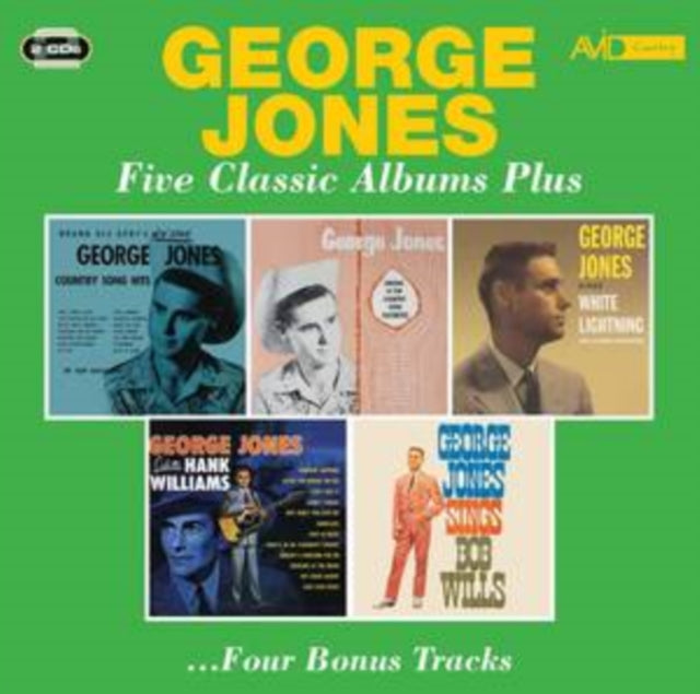 Grand Ole Opry's New Star/George Jones Sings/White Lightning/Salutes Hank Williams/Sings Wills (2CD)