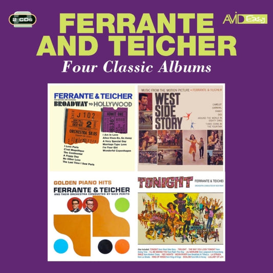 This CD is brand new.Format: CDMusic Style: Easy ListeningThis item's title is: Broadway To Hollywood/Music From The Motion Picture West Side Story Etc./Golden Piano Hits/Tonight)Artist: Ferrante & TeicherLabel: Avid EasyBarcode: 5022810342526Release Date: 2/3/2023