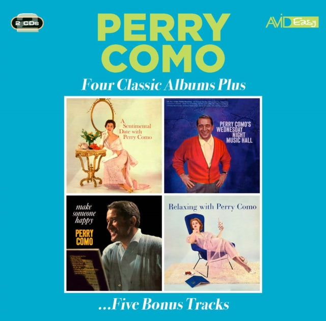 This CD is brand new.Format: CDThis item's title is: Four Classic Albums Plus …Five Bonus Tracks (2CD)Artist: Perry ComoBarcode: 5022810344926Release Date: 4/19/2024