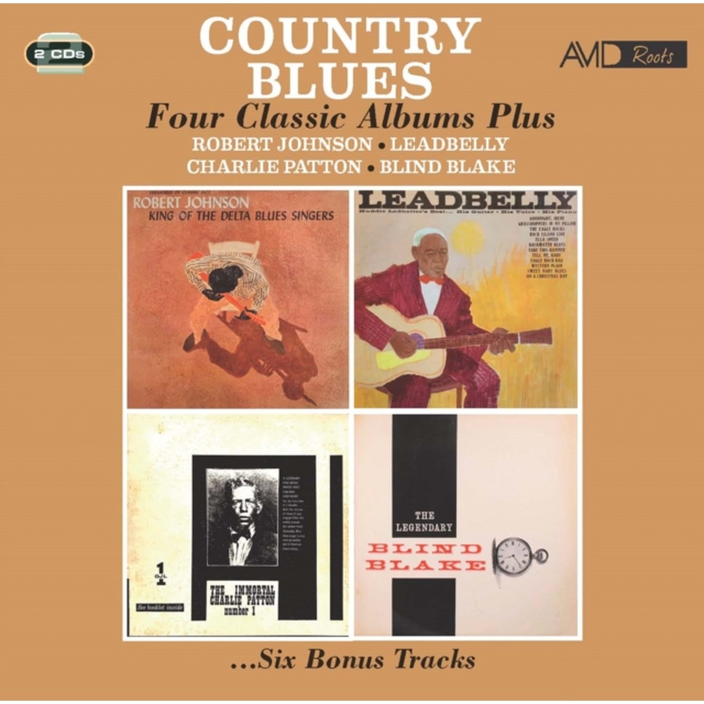 King Of The Delta Blues Singers / Ledbetter's Best / Immortal Patton #1 / Legendary Blind Blake