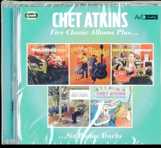 This CD is brand new.Format: CDMusic Style: CountryThis item's title is: At Home / Teensville / Chet Atkin's Workshop / Down Home / Caribbean GuitarArtist: Chet AtkinsBarcode: 5022810726821Release Date: 4/5/2019