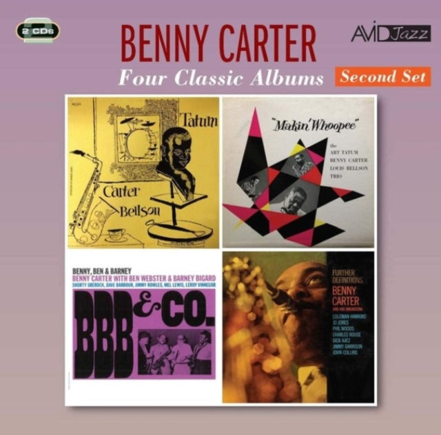 This CD is brand new.Format: CDMusic Style: SwingThis item's title is: Tatum, Carter, Bellson Trio / Makin Whoopee / Bbb & Co / Further DefinitionsArtist: Benny CarterLabel: Avid JazzBarcode: 5022810728627Release Date: 10/4/2019