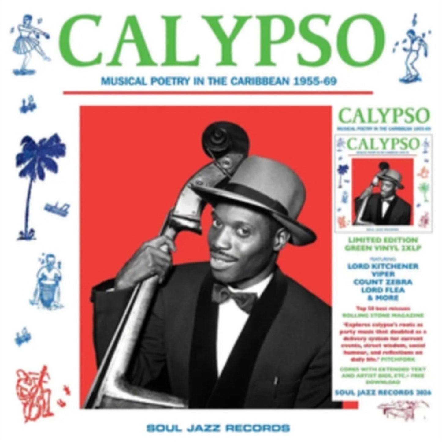 Calypso: Musical Poetry In The Caribbean 1955-69 (Green Vinyl/2LP)