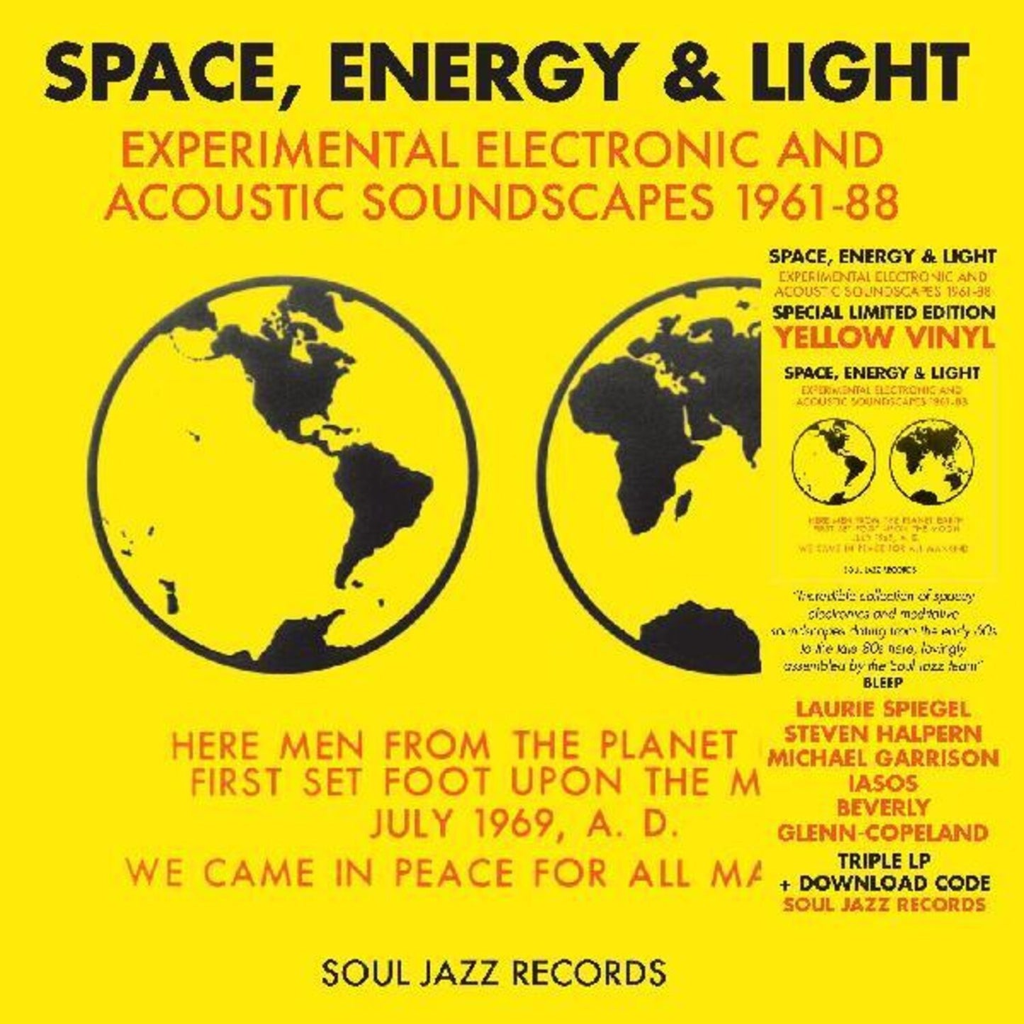 Space, Energy & Light: Experimental Electronic & Acoustic Soundscapes (Yellow Vinyl/3LP)