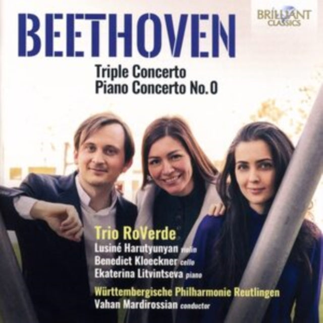 Product Image : This CD is brand new.<br>Format: CD<br>This item's title is: Beethoven: Triple Concerto In C, Op. 56 & Piano Concerto In E-Flat No. 0, Woo 4<br>Artist: Trio Roverde; Ekaterina Litvintseva; Lusine Harutyunyan; Benedict Kloeckner<br>Barcode: 5028421964836<br>Release Date: 1/7/2022