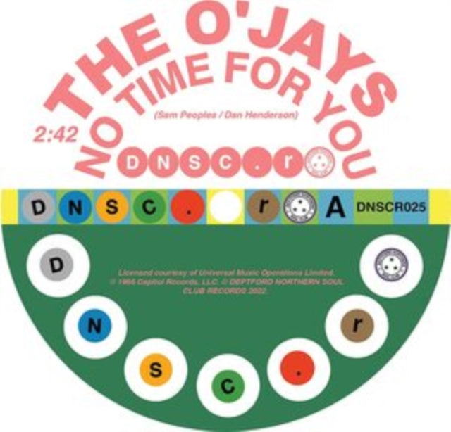 This 7 Inch Vinyl is brand new.Format: 7 Inch VinylMusic Style: SoulThis item's title is: No Time For You / Because I Love YouArtist: O'jays & Willie HightowerLabel: DEPTFORD NORTHERN SOUL CLUB REBarcode: 5051083173865Release Date: 2/25/2022