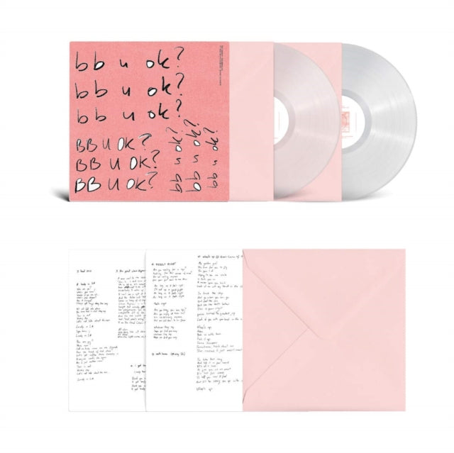 This LP Vinyl is brand new.Format: LP VinylMusic Style: DowntempoThis item's title is: Bb U Ok? (Clear Vinyl/2LP/Dl Card)Artist: San HoloLabel: bitbirdBarcode: 5054429142464Release Date: 6/11/2021