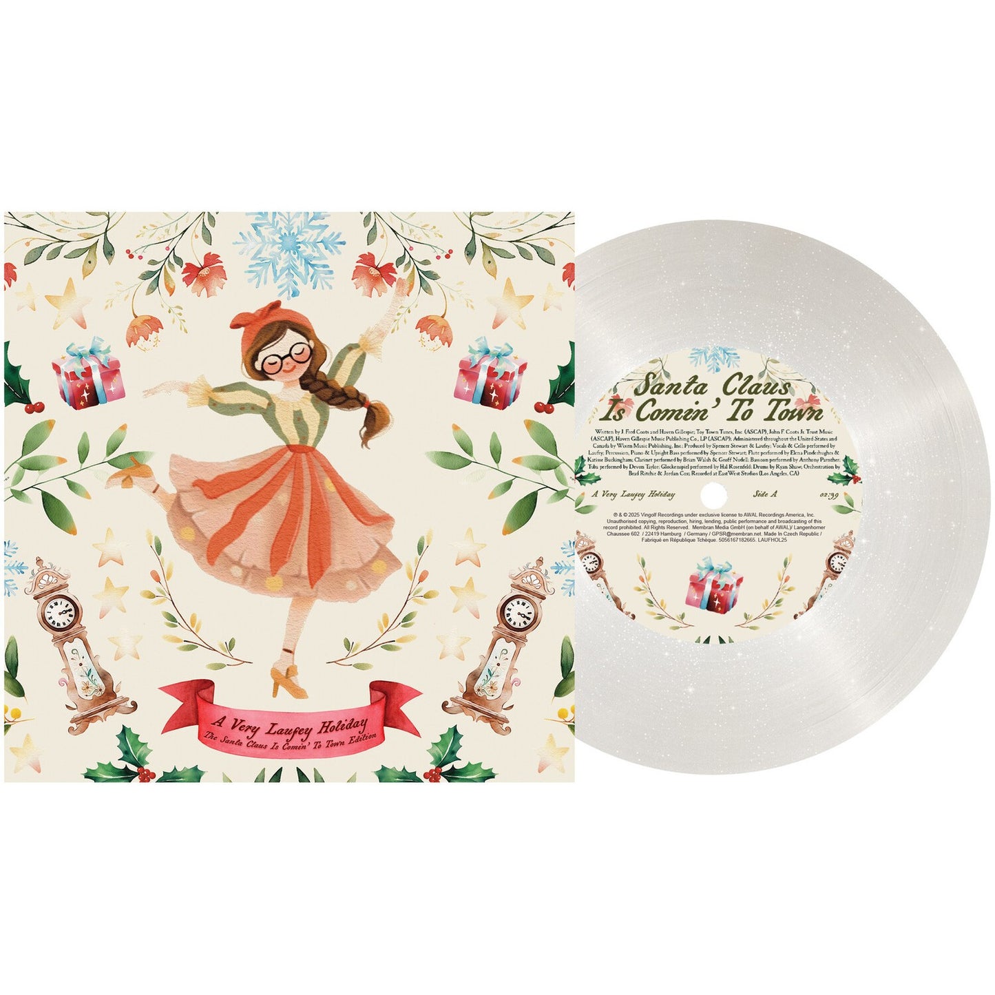 Very Laufey Holiday: The Santa Claus Is Comin To Town Edition (Snow Globe Glitter Vinyl)