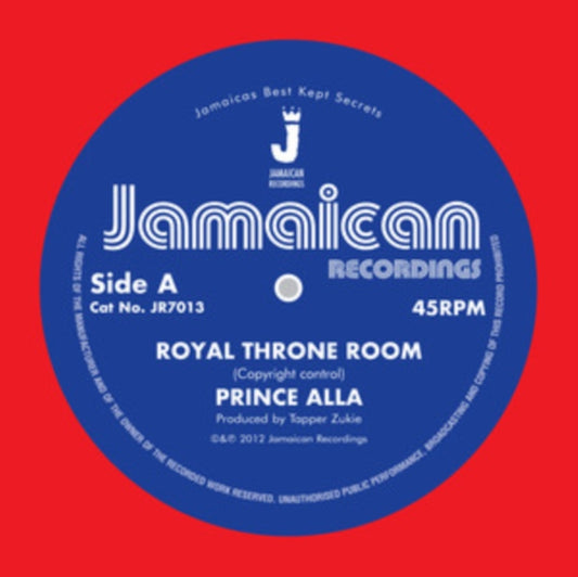 Prince Alla - Pre Order Royal Throne Room/Hail Rastafari - 7 Inch Vinyl