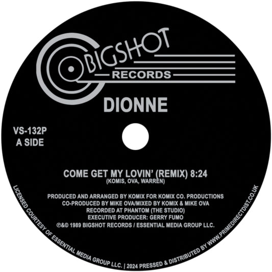 This 12 Inch Vinyl is brand new.Format: 12 Inch VinylMusic Style: HouseThis item's title is: Come Get My LovinArtist: DionneLabel: Bigshot RecordsBarcode: 5060202598298Release Date: 9/6/2024