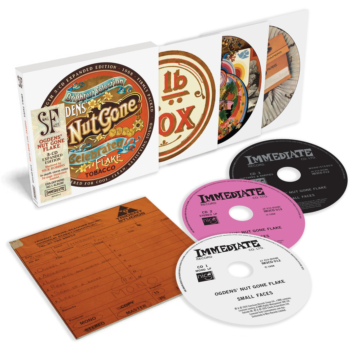 Ogdens’ Nut Gone Flake (3CD/Expanded Edition)