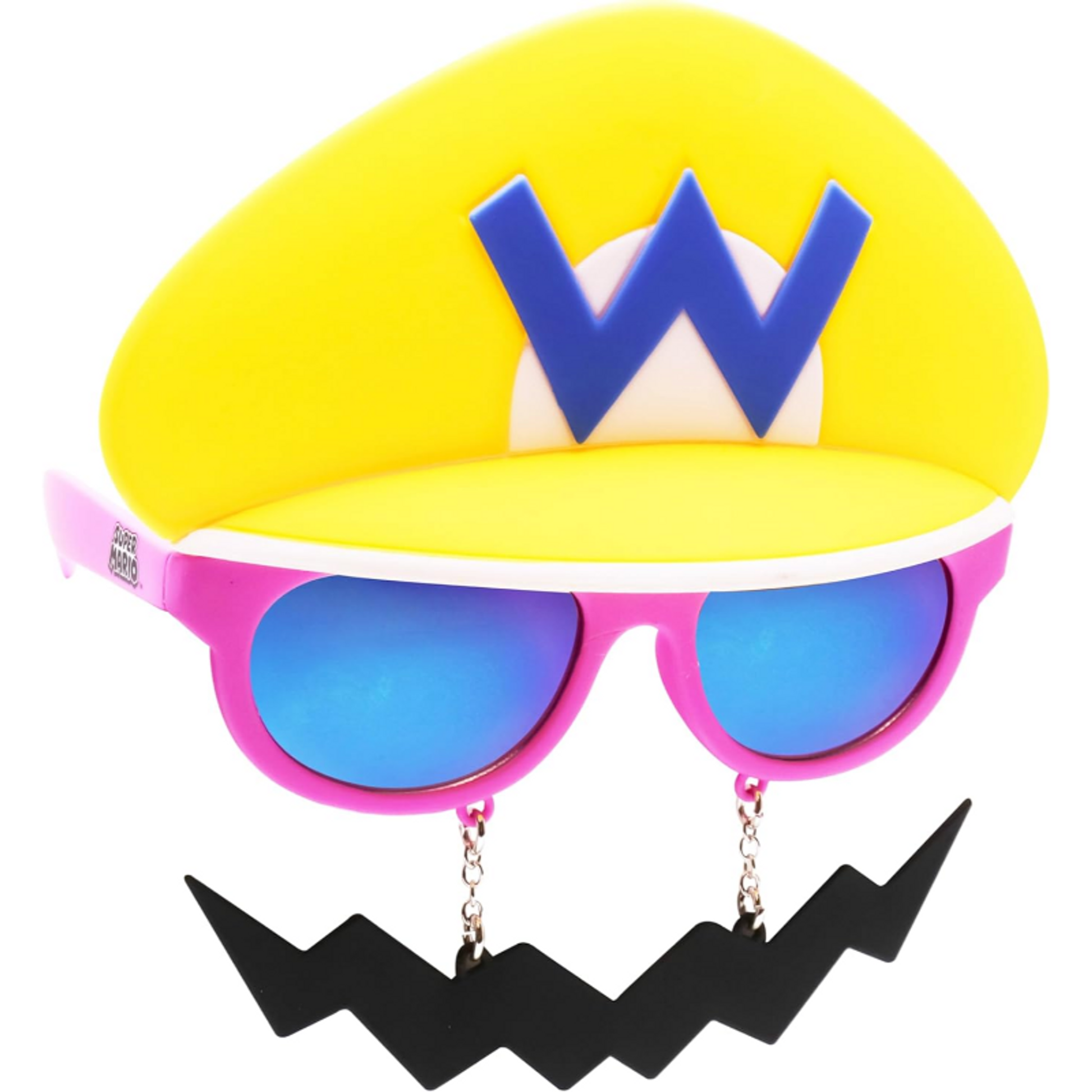 Sun-Staches Super Mario - Wario w/ Musatche