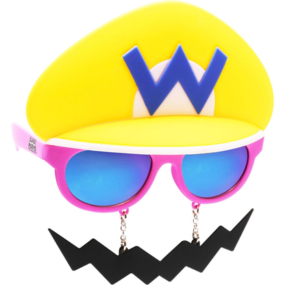 Sun-Staches Super Mario - Wario w/ Musatche